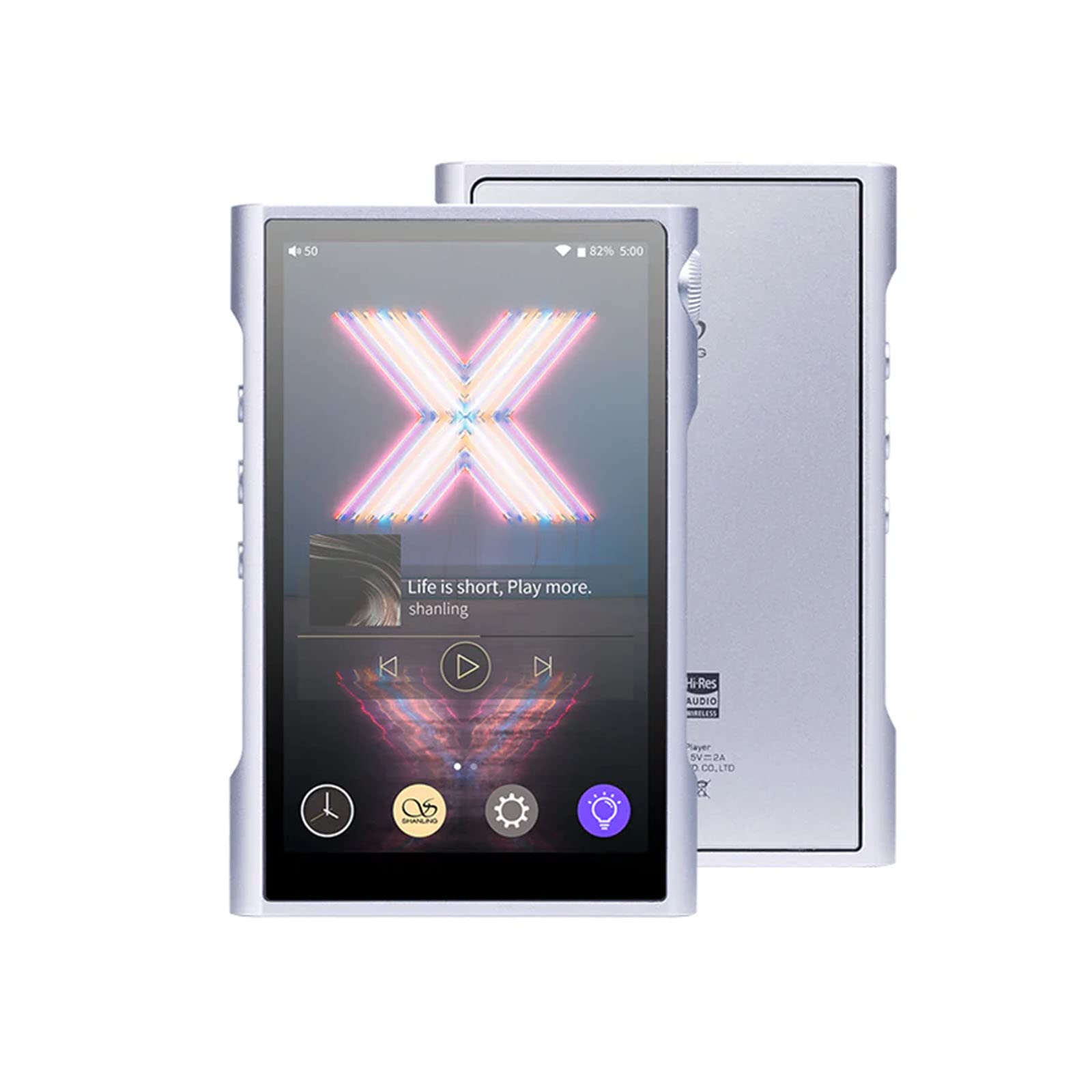 SHANLING M3X MP3/MP4 Player Portable High Resolution Bluetooth Audio Player,4.2-inch HD Touch Screen|3200mAh| 2+32GB+1TB Scalable|Android7.1|Dual